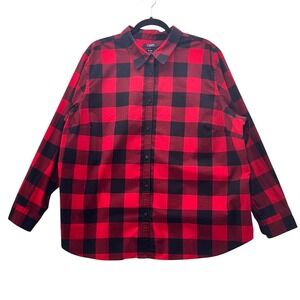 Chaps Button Up Shirt Buffalo Check 2X